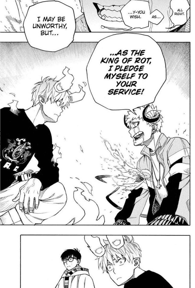 rinblueee's tweet photo. from this...           to this... 

#blueexorcist #aonoexorcist https://t.co/A6VYKZf6FD