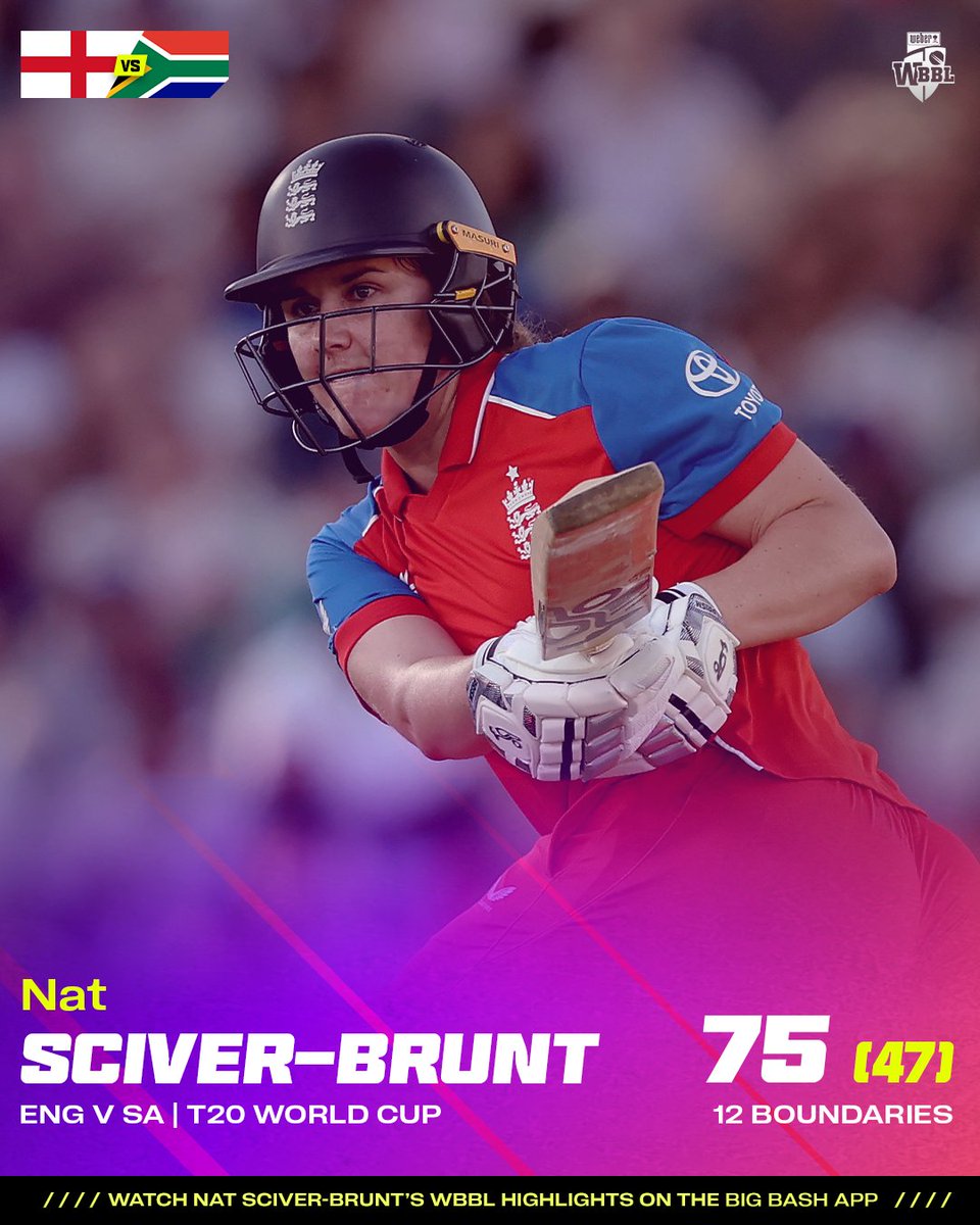 Weber Women's Big Bash League tweet media