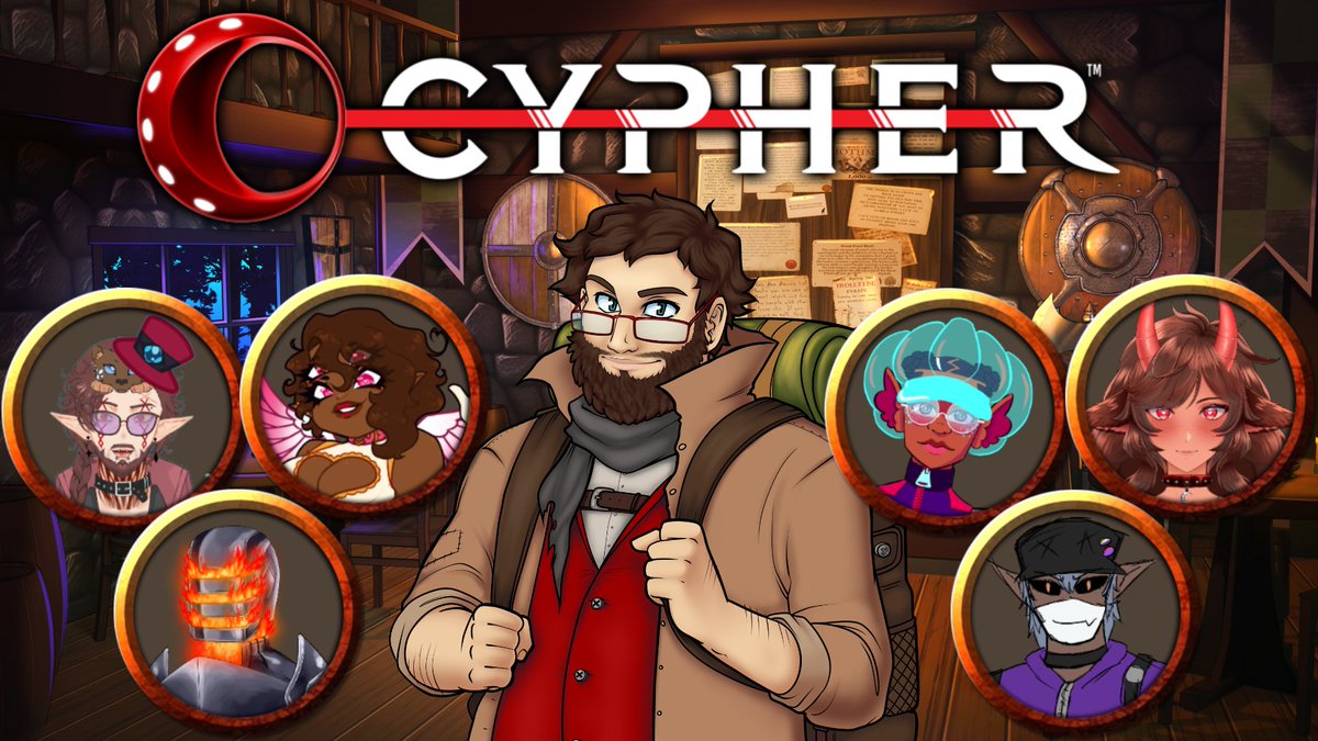 BasilStrikes's tweet photo. IT IS TIME! for the first session of our for fun, friend slop horror game ttrpg session. Come join us!
https://t.co/dgV7QwDZVx #ttrpg #cypher #vtuber https://t.co/lq1kv6CHzh