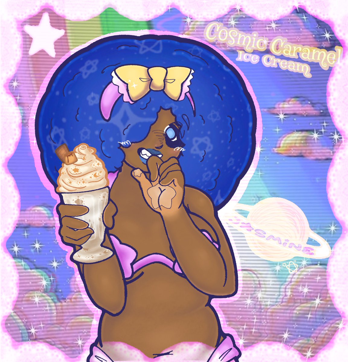 luluwaterwoman's tweet photo. ⋆.˚ ☾⭒.˚- OC/SONA ART POST Counting down till my birthday day 2⭐️🌠✨#ocart #delusionalwaterwoman #dreamcore #birthdaygirl #bdaycountdown https://t.co/QvtEp9zGej