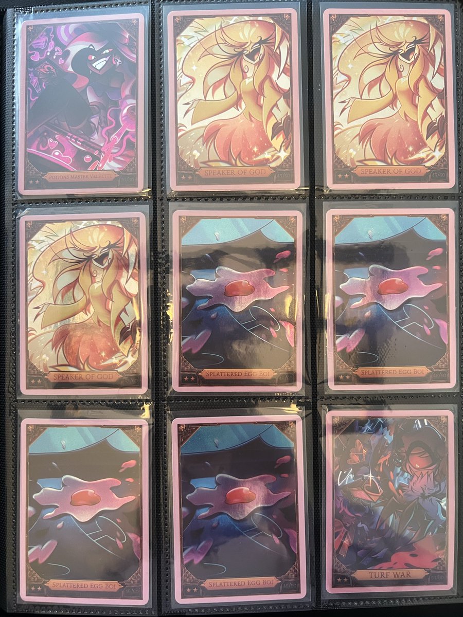 pussmonger's tweet photo. season 2 2nd edition foils! part. 1 https://t.co/GjGyMbGR5t