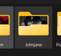 _Purp1's tweet photo. I didn't expect to need a separate folder just for Johnjane, given how much art I've made since I got attached to this ship. lol https://t.co/Ppimswppkr