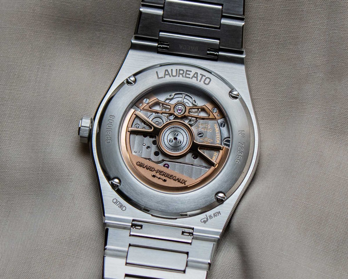 aBlogtoWatch's tweet photo. First introduced in 1975 as a pioneering model during the original golden era of integrated bracelet watches, the Girard-Perregaux Laureato was revived to celebrate the Swiss brand’s 225th anniversary in 2016, and is now one of GP’s most popular collections.

Unlike the original limited-edition Laureato Fifty that debuted last year in a two-tone configuration, all four models from the new Girard-Perregaux Laureato Fifty collection are crafted from stainless steel that has been finished to the same exacting standards, with mirror-polished accents set against crisp brushed surfaces. 

Preserving the model’s core identity was a key priority; however, virtually everything about the Laureato Fifty has been re-worked and improved with the benefit GP’s 235 years of haute horology expertise, and the cumulative results of these changes translate to increased comfort, superior finishing, and a tangibly more refined expression of Girard-Perregaux’s famous 1970s design. 

The Laureato was originally born in the 1970s, but instead of looking to the past for its inspiration, the Laureato Fifty represents a contemporary execution of this enduring design that distills Girard-Perregaux’s 235 years of watchmaking expertise into a single model and elevates the Laureato collection for the next generation of owners. 

Discover the Girard-Perregaux Laureato Fifty now on aBlogtoWatch.

#SponsoredPost