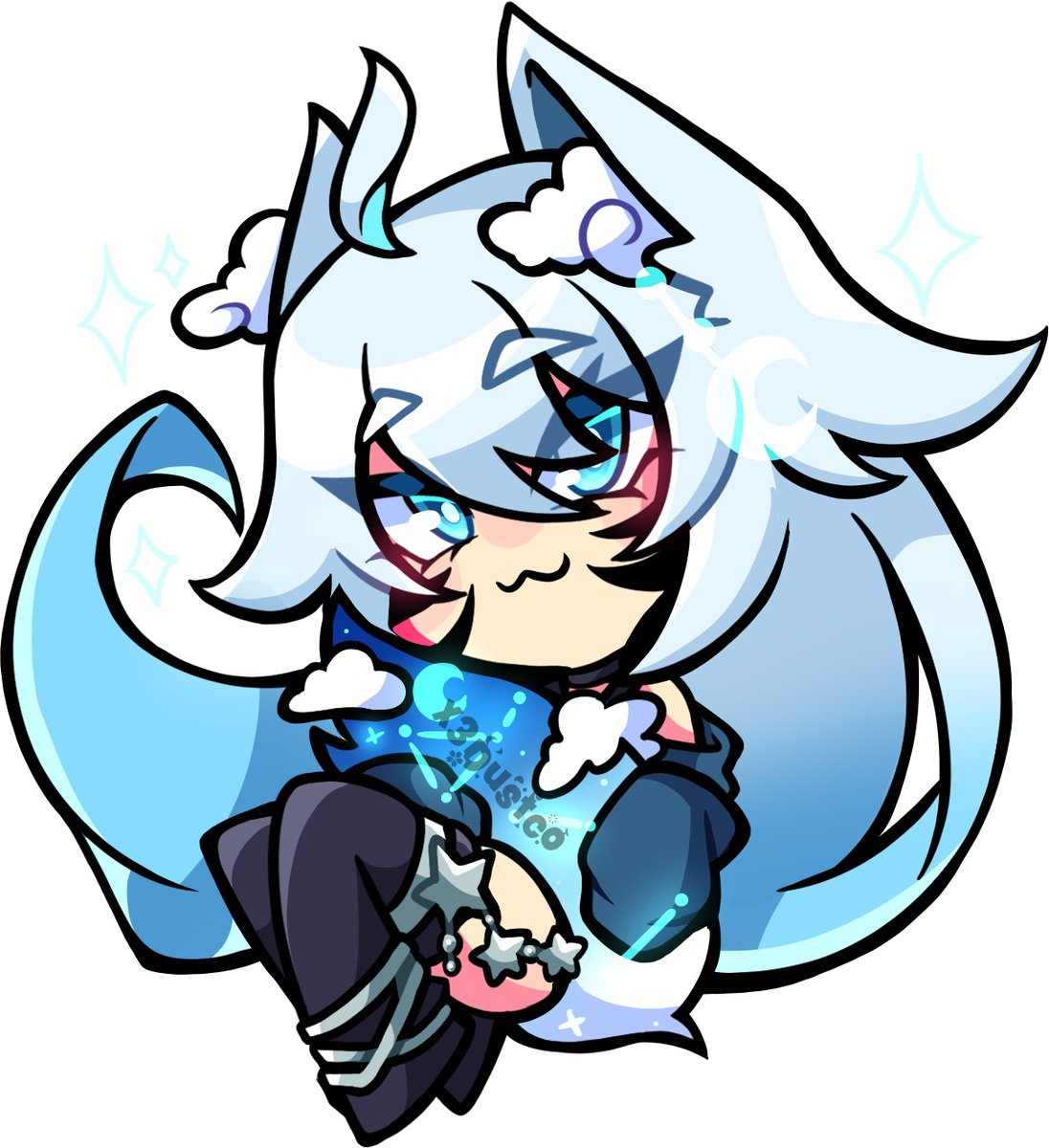 x3Dustco's tweet photo. BEAUTIFUL FLUFFY GIRL, MYSTIC! 🌙 
#LittleLightArt https://t.co/9ztwes2a9F