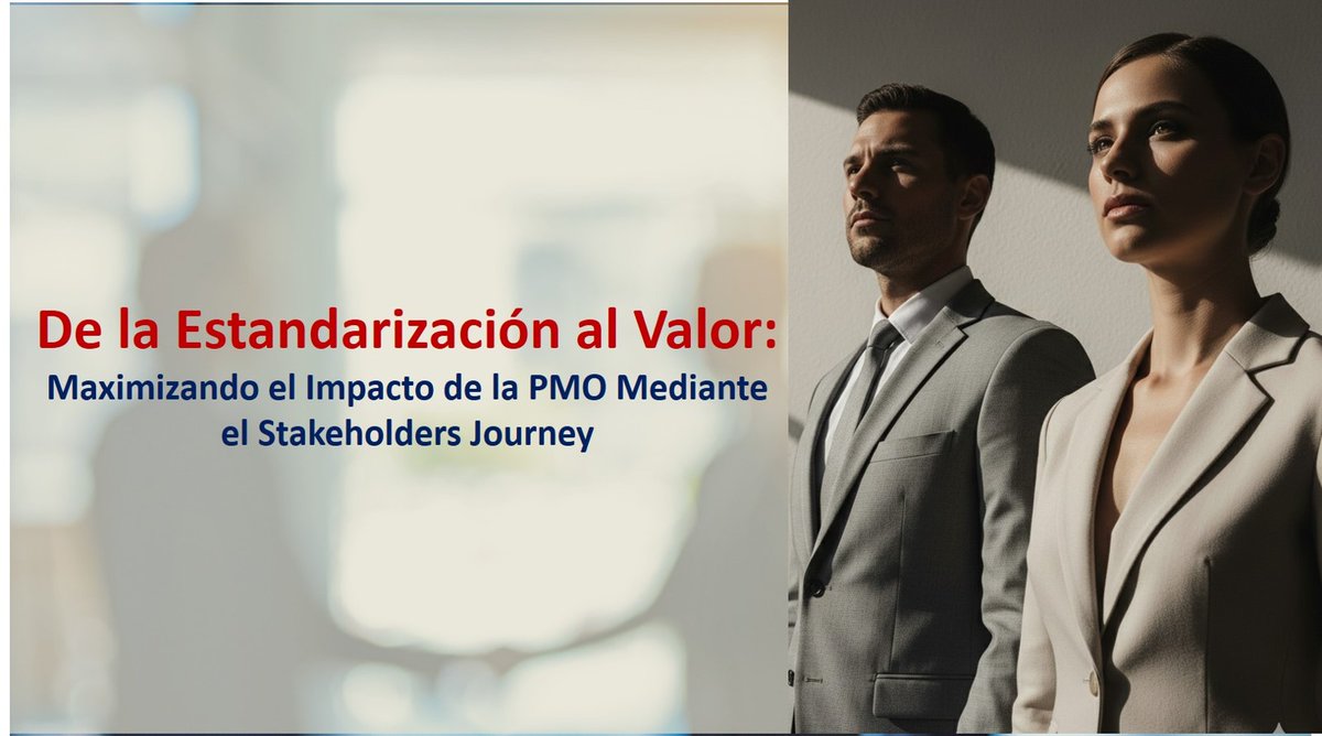 pmistgo's tweet photo. #ColumnaExperta De la Estandarización al Valor: Maximizando el Impacto de la #PMO Mediante el #Stakeholders Journey, por @AlGuerreroP https://t.co/6oHgUPMXj6 #PMIStgo #ProjectManagement #gestión https://t.co/EiUgPZWyyb