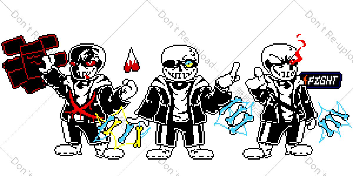 meirai_3516sub's tweet photo. Chaotic Time Trio(過去絵) https://t.co/DBKWzBJVKT