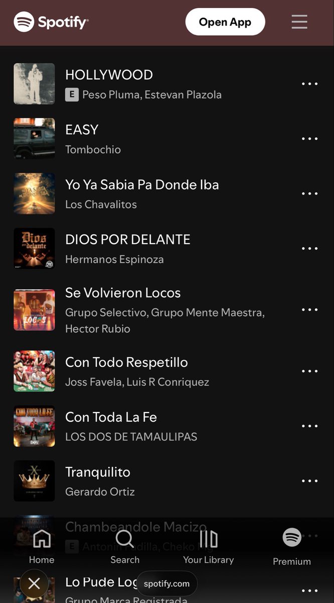 gilmorismo's tweet photo. Las canciones que ha elegido la gente para los vídeos del “Y si sí?” // Las canciones piteras patrocinadas por Spotify

Que asco https://t.co/MzvjkR0uoj
