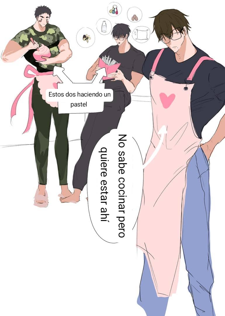 fokku_8's tweet photo. He definitely confused it with cornstarch.
#comic #Boys #artX

The character with black hair and glasses is from @arismolawless https://t.co/rRZknpk2TN