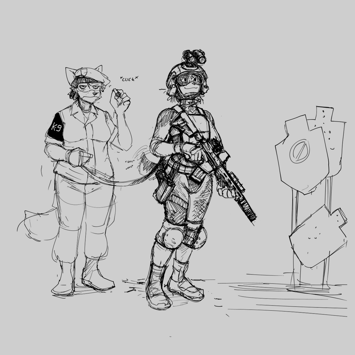 Stedilnik's tweet photo. High speed, clicker trained puppygirl range day https://t.co/J8ljajtKhy