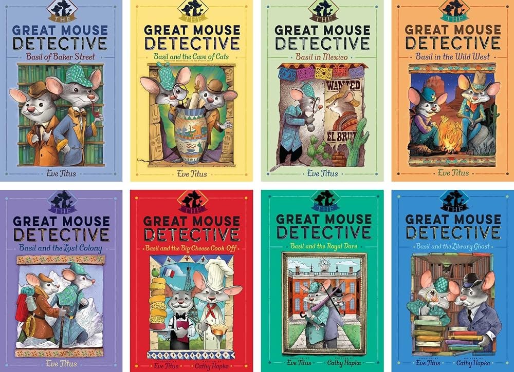 IdleHourClub's tweet photo. By the way, if you like Great Mouse Detective, read the original books or perish. https://t.co/whgAXw99i5