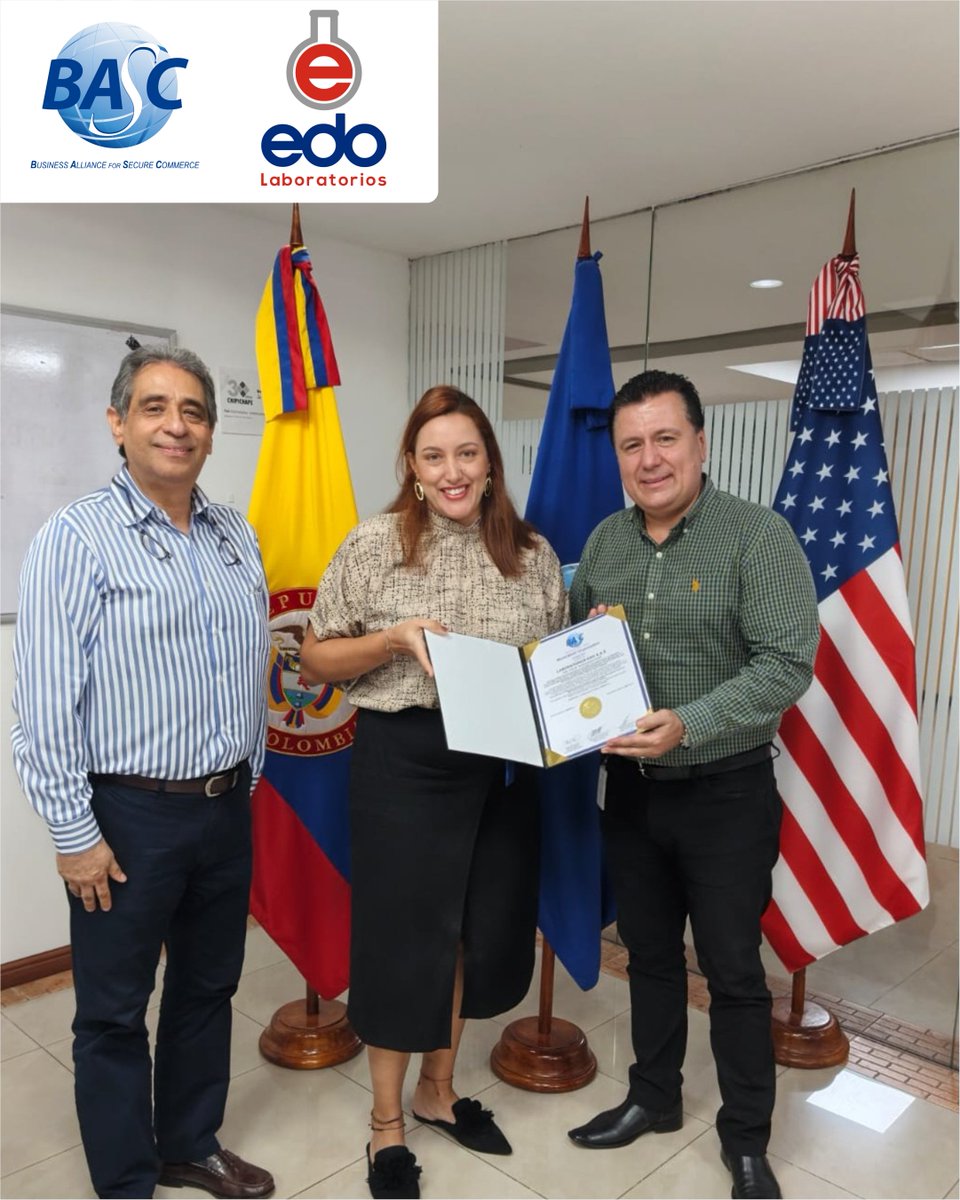 BASCSurOccident's tweet photo. ¡Segunda Certificación BASC para Laboratorios EDO SAS! 🌐
Resaltamos su trabajo y compromiso reflejado en el ingreso a nuestro cuadro de honor del 2do trimestre, con cero hallazgos de No Conformidad en el ejercicio de auditoria. 👏
¡Felicitaciones!
#SomosBASC #comercioseguro https://t.co/xdfQaqvj68