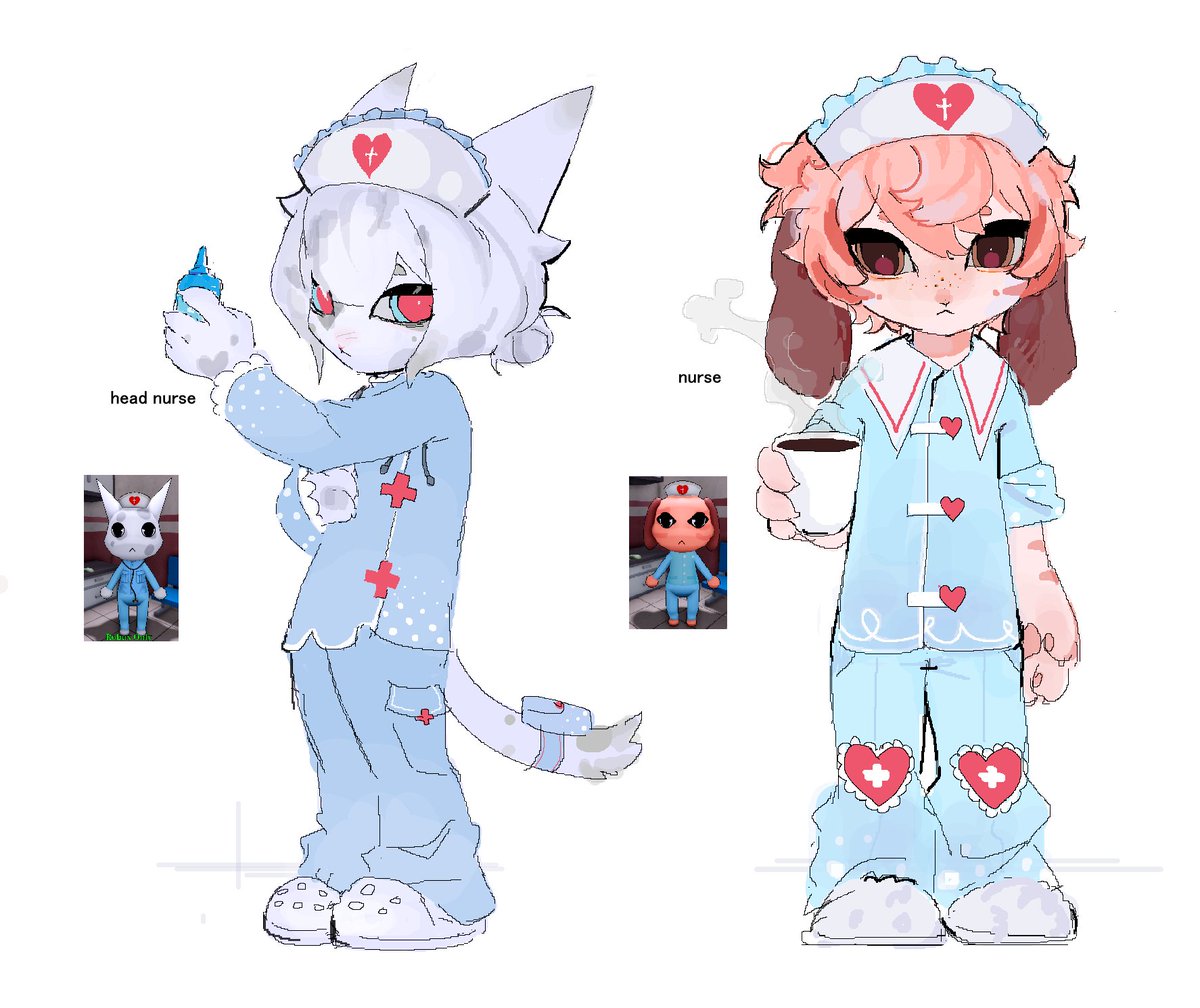 SHI0KII's tweet photo. animal hospital wip ˙𐃷˙ https://t.co/TOVkFyp8uc