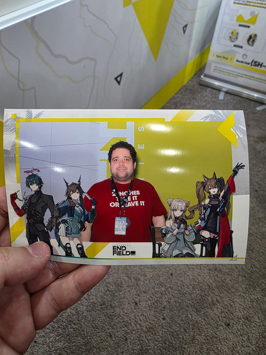 baezc91's tweet photo. At AX #EndfieldAX2026 https://t.co/zvZGbq8Qb5
