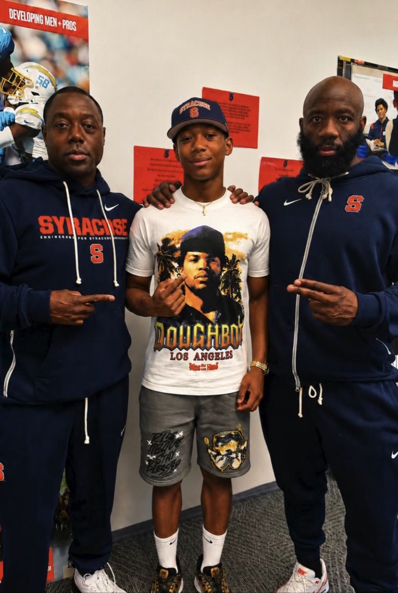 KrisBoobie's tweet photo. After a great invite only camp I’m blessed to receive my 6th ⭕️ffer from @cusefootball‼️Prec you @Coach_2CAP @FranBrownCuse @DeonMaddoxSU1 @allpraisesdue7 @Coach_Stork Thanx fr taking time to pour into me every step of the way🫡 #agtg #nextup #humbleoverhype
@jlovvorn7 @drobalwayzopen @ry_castle @coachwvde @FBA_Sports @KoreenBurch @UANextFootball @RivalsHS @TheUCReport @iam_alinedouard @sixstarfootball @GPowersScout @TXMSSports @TXPrivateFBGuy @EdOBrienCFB @therealkwat @Sagt_CoachWade @JuJuSports1 @TXRecruits @bench424nmore @AWilliamsUSA @__AustinButler @RespectxSports @TFloss32 @BrandonHuffman @samspiegs @CatchitPat @Rivals @adamgorney