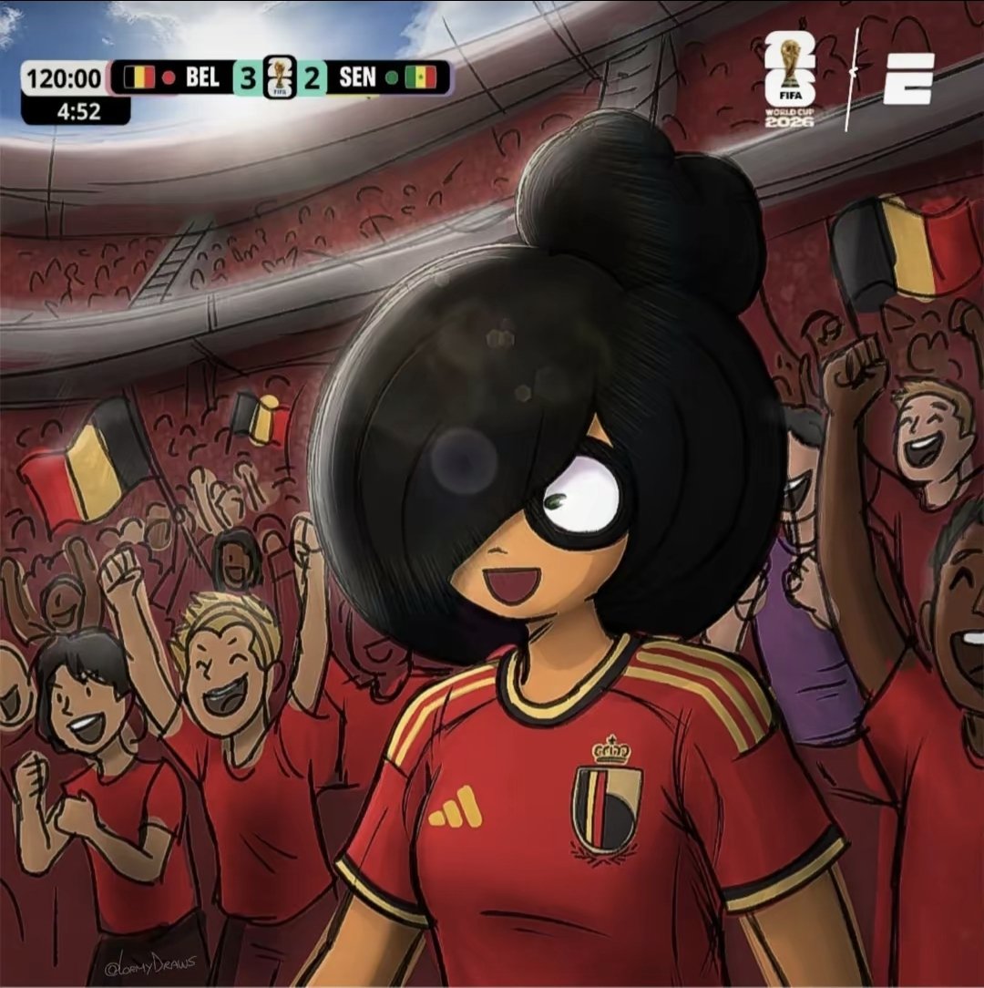 Ahed_Knight's tweet photo. #ongezellig #maya
Maya is happy her team
 qualified for the round of 16, which is great It's wonderful that Maya is the only one happy about it As for Mymy, I expect she's just annoyed because she hates the Belgians https://t.co/YYnwZTzYwA