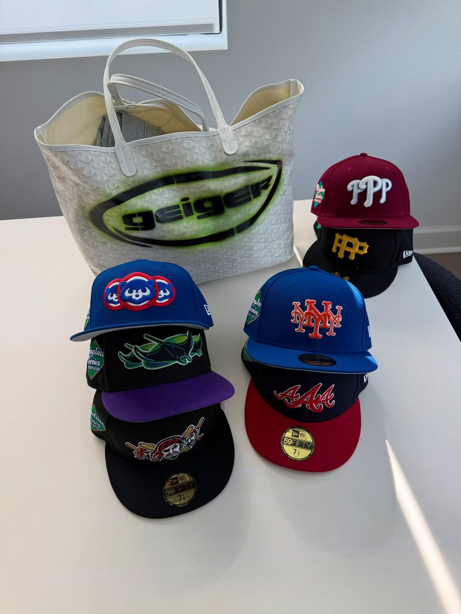 JustFreshKicks's tweet photo. John Geiger x MLB "Misplaced Series" 2.0 Collection ⚾️🧢

🗓️ July 17th https://t.co/x8ph7GaFs6