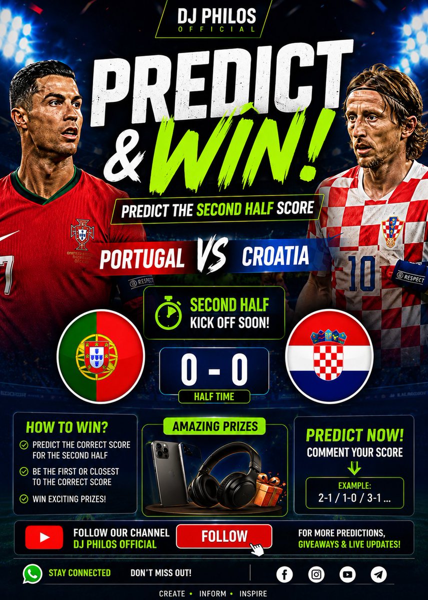 Philos_Official's tweet photo. Keep following our Channel
Keep following Us
Stay connested with us
Don't Miss out

It's Time For Winning!!!!!!!!!!!!!!!!!!!!!!!!!!!! https://t.co/9edA5hiPtC