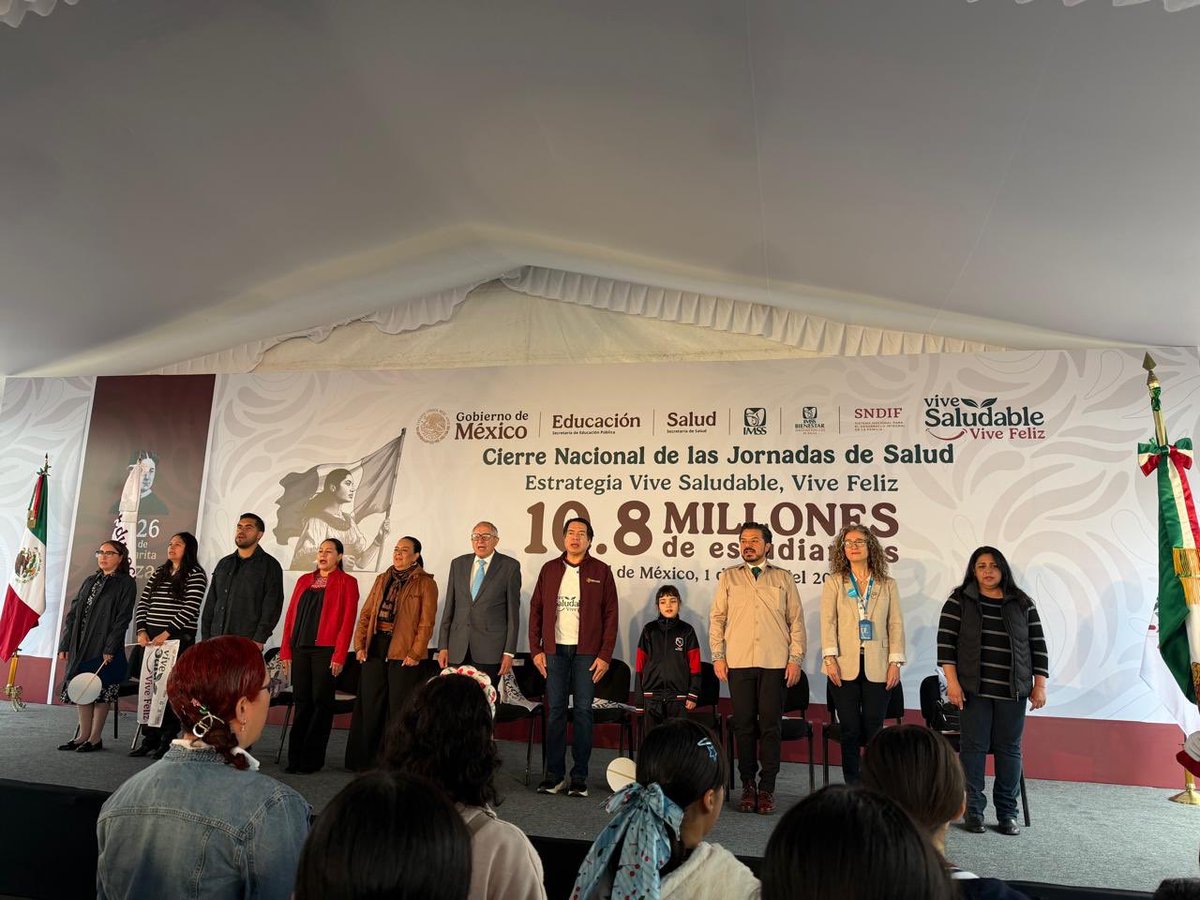 DanielAceves84's tweet photo. Tuve el gusto de acompañar al Lic. Carlos Mateos, Director de Comunicación Social de la Secretaría de Salud; Mtra. @MRocioGP Directora @DIF_NMX; Dr. @DKershenobich Secretario de @SSalud_mx; Mtro. @mario_delgado Secretario @SEP_mx; Ing. @Mary_Luisa_AG Directora @alimenbienestar… https://t.co/ZSXyiEgovk