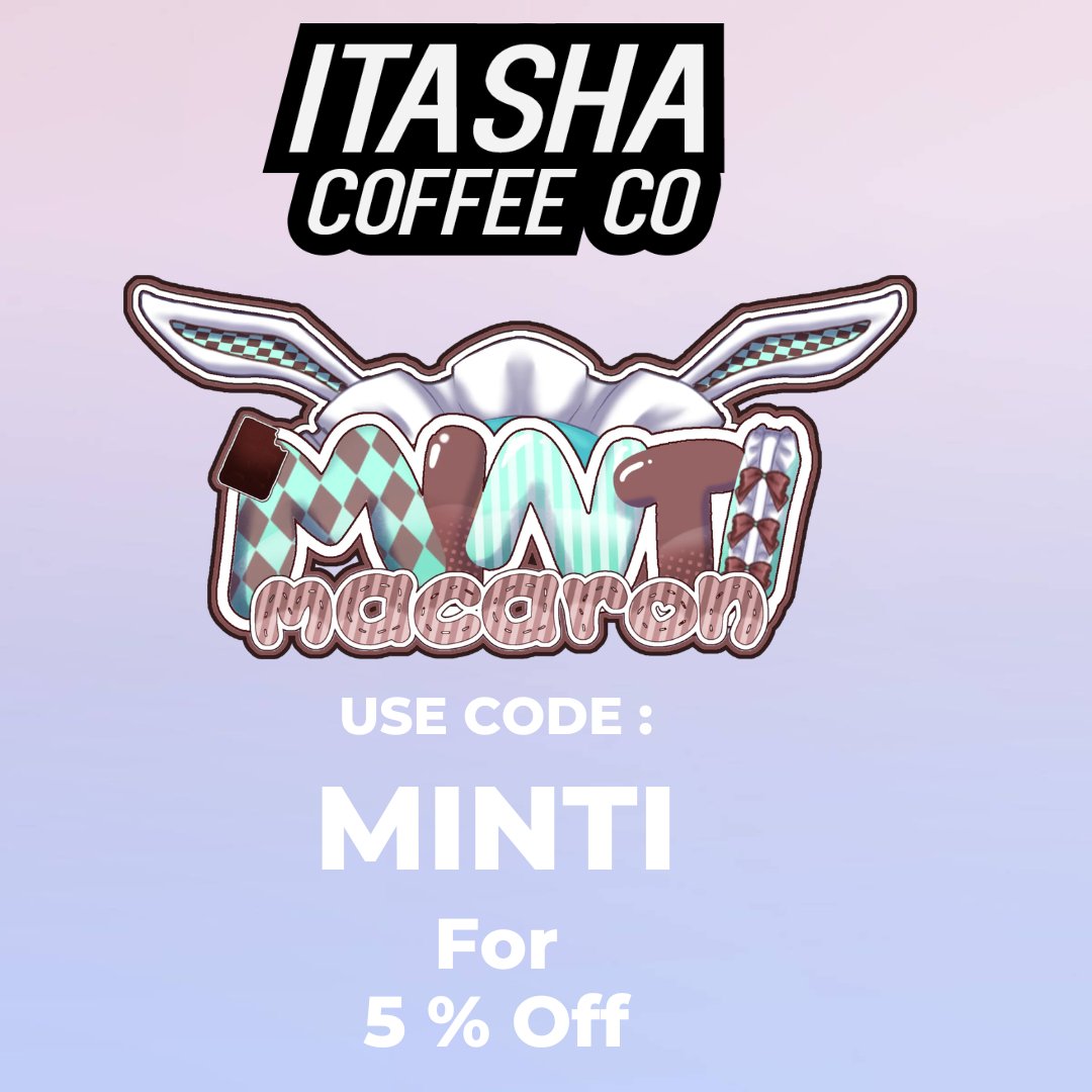 minti_macaronvt's tweet photo. Since I debuted, I can finally also post this ~
This Mint chocolate bunny Idol is a proud ambassador for✨ @ItashaCoffee ✨
If you like amazing, tasty coffee with plenty of flavors for any dessert pairing, they've got you covered ~☕️
#CoffeeLover #affiliatepost #mintispeaks https://t.co/CAQbhOc5e0