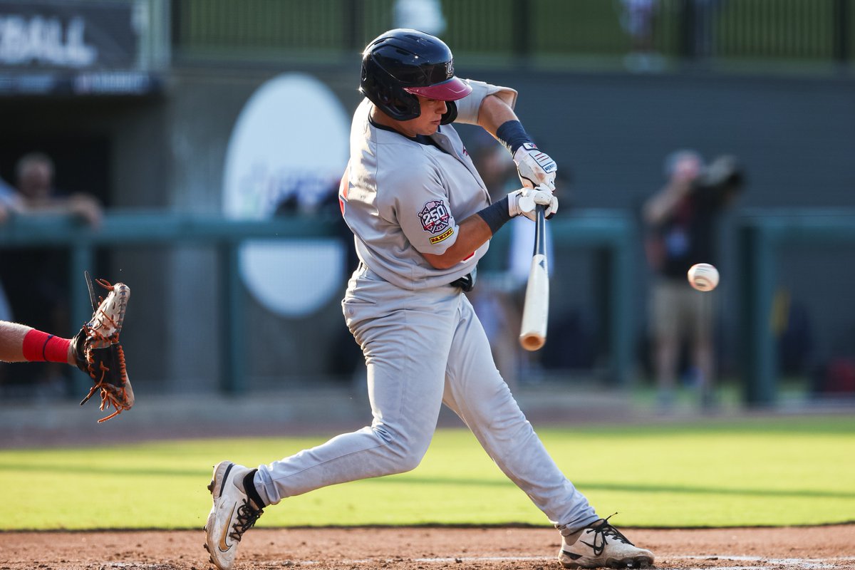 USABaseballCNT's tweet photo. .@jd_stein is 2⃣-for-3⃣ tonight and is on a 6⃣-game reached base streak. https://t.co/8cbkzCZEBv