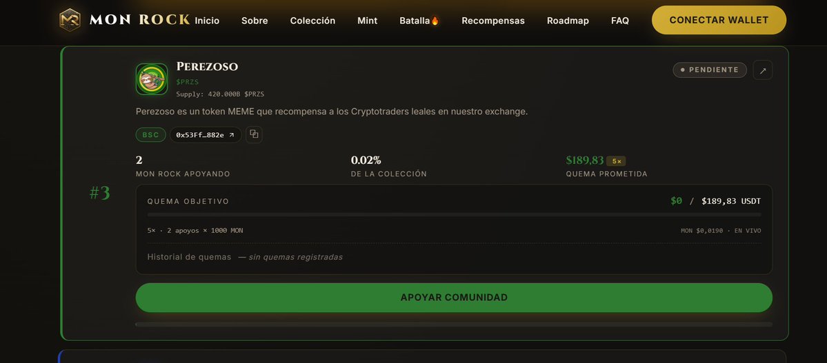 MonrockNFT's tweet photo. @Perezosotoken Alerta comunidad, este puede ser el catalizador del proyecto en el que estás. #shiba es #shiba por el poder de su #Comunidad que toma acción como @ShibArmy, @shibburn 

Participa en la competencia y logra que  el supply de tu token baje por medio de #quemas. https://t.co/f48upvAnPN