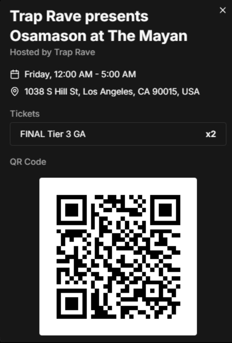 dom_guam's tweet photo. Can’t go to Osamason tonight in LA, if someone sees this by chance have fun here’s 2 tickets. Bring your girl and act like you planned it https://t.co/DCJJOM1F9c