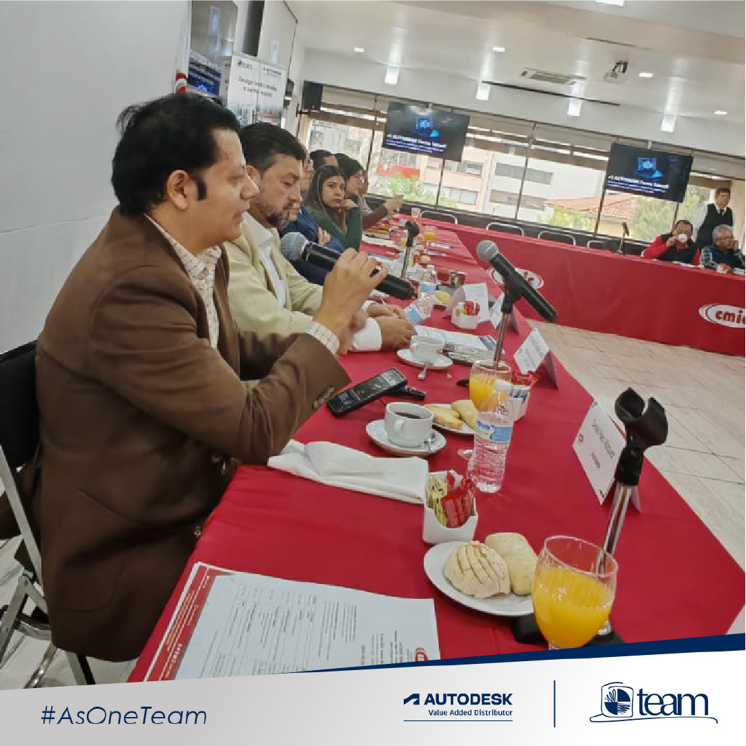conexionteam's tweet photo. Autodesk presente en el desayuno CMIC, compartiendo soluciones para impulsar la construcción.
Conoce cómo Autodesk puede transformar tus proyectos. https://t.co/wbf6FTFCOh
#AsOneTeam #TEAM #Autodesk #MakeAnything https://t.co/NREhjqE5oo