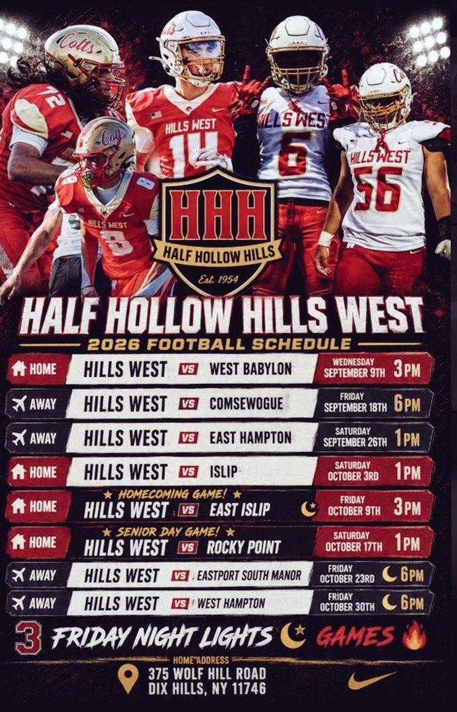 BradleyLMcCoy1's tweet photo. The road back starts now. 🏈
Every great program faces adversity. What matters is how it responds. The HSW Colts are hungry, focused, and ready to prove who we are.
The 2026 schedule has arrived. It's time to bring Colts football back where it belongs.
#ColtsPride
#RTD
#BRICKBYBRICK