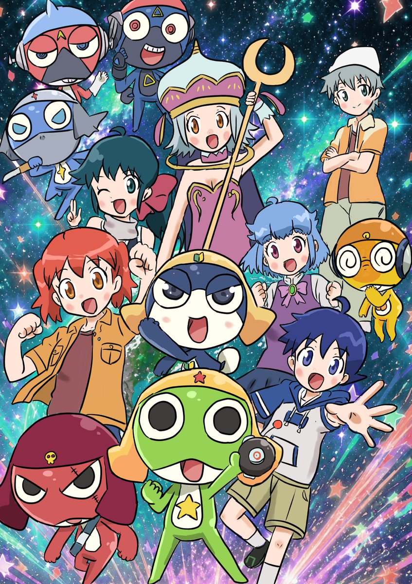 MarchK66's tweet photo. ケロロ軍曹というアニメに癖になり20年近くになりました！お絵描き中々できてないですが、お絵描きが好きな方、ケロロ軍曹すきな皆様と 良かったら繋がりたいです！#2026年自分が選ぶ今年上半期の４枚 https://t.co/MOZwIsnrY9