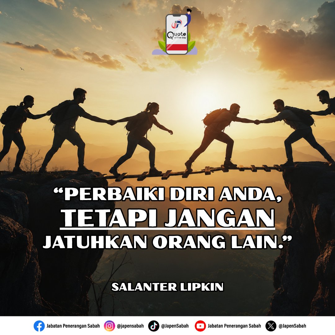 JapenSabah's tweet photo. 🌞 Selamat pagi, follower JAPEN Sabah.

Semoga hari Jumaat yang penuh keberkatan ini membawa ketenangan, dipermudahkan segala urusan, dimurahkan rezeki dan diberikan kesihatan yang baik.

#JAPENSabah 
#quotesoftheday https://t.co/KQKuoOOmG2