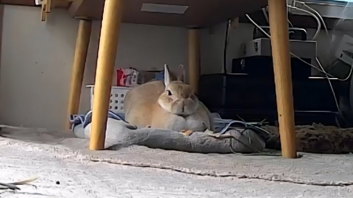 お留守番カメラのゴンちゃん🐰🩵