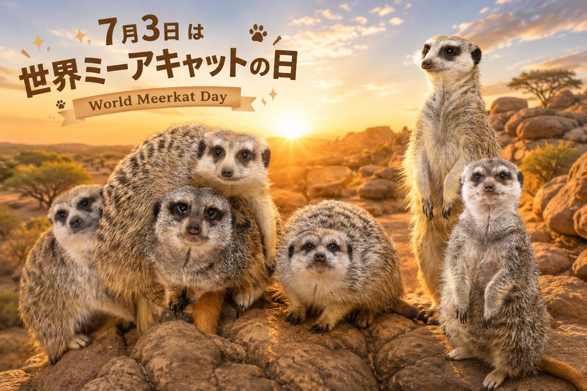 ミーアキャット 今日は