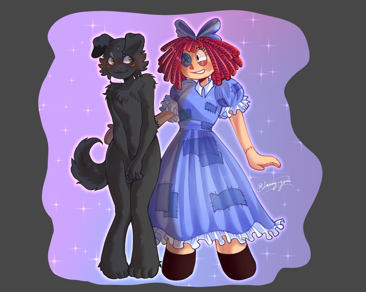 Lammy_Yooki's tweet photo. Two art fight attacks i did today! 
For Mirooe and JoeyFurryTrash 

#artfight https://t.co/89om1GdqPx