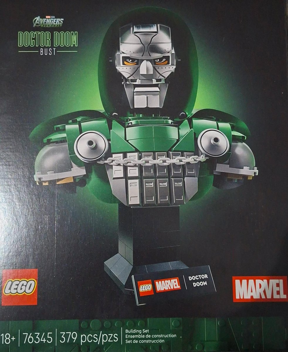 the_brick_news's tweet photo. New LEGO Avengers Doomsday: Doctor Doom Bust!

Coming in September for $49.99. https://t.co/NzFgI9m3aC