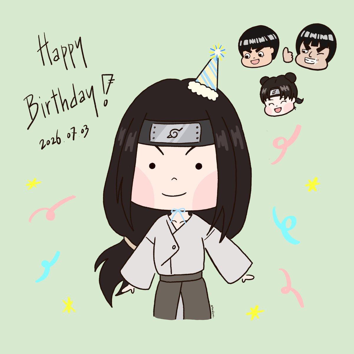 yurahane_'s tweet photo. 네지 HBD🎂🎉

#日向ネジ生誕祭2026 
#日向ネジ誕生祭2026 https://t.co/a2GhfZsHOm