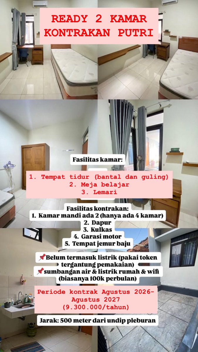 swagittaries's tweet photo. hi barang kali ini lewat, info kost pleburan putri #jastipkostpleburan #undip #pleburan https://t.co/kGrTRhRyfV