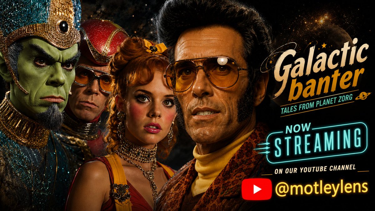 SumaAndLathesh's tweet photo. Honestly, human conversations are exhausting. Let’s hang out on Planet Zorg instead. 🪐✨
Just dropped a new sci-fi comedy short called Galactic Banter and it’s completely out of this world (literally). Check it out and let me know your favorite part! 👇
🔗 https://t.co/hFUNs3QfrH

#SciFi #ShortFilm #Filmmaking #IndieSciFi #GalacticBanter