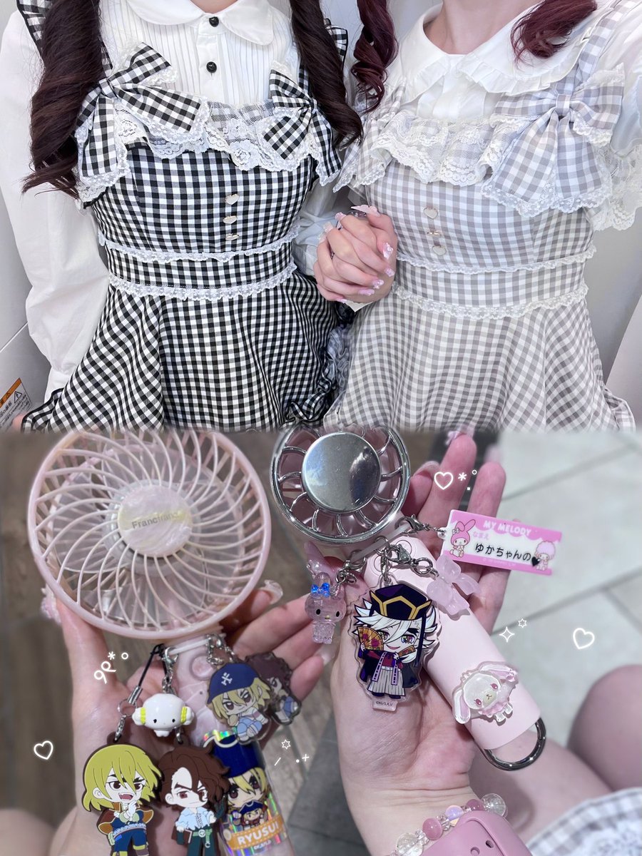 nanami_1111_'s tweet photo. きゅあたんと双子コーデ🎀⸝꙳.˖
七海兄弟ハンディファンお気に入り🎶 https://t.co/hgNwEaR2Vl