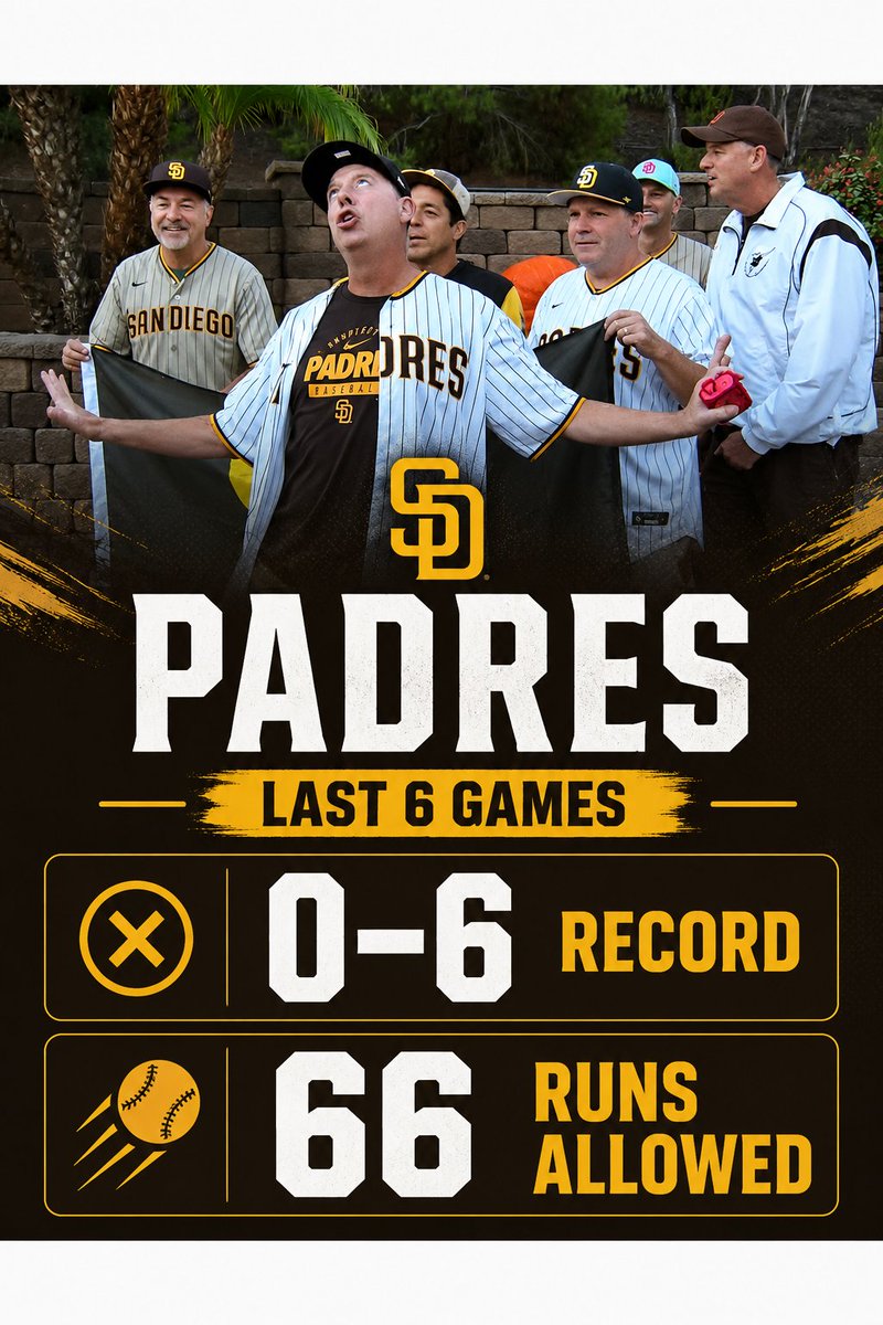 DanClarkSports's tweet photo. The Padres are a fucking mess. https://t.co/cgtgEGOlSx