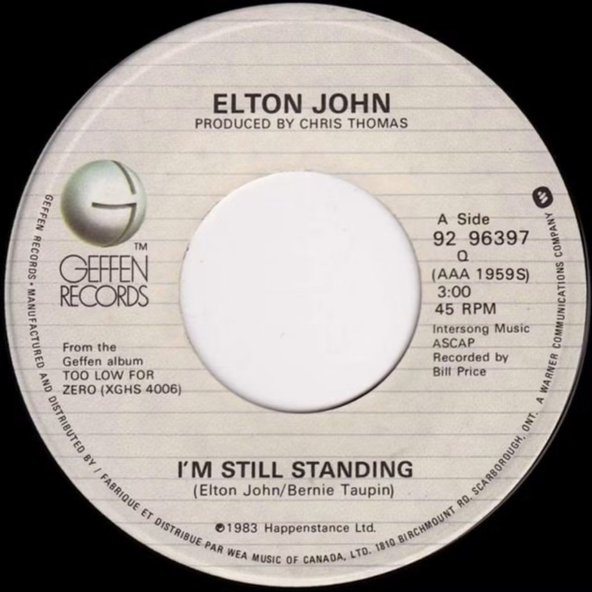 ColeraRadio's tweet photo. 3 de juliol de 1983, es publica el senzill "I'm Still Standing" de Elton John
https://t.co/pgCTaJKbl7 🔊🎧 #Lamardamuntalmón https://t.co/7CYqCK41Tc
