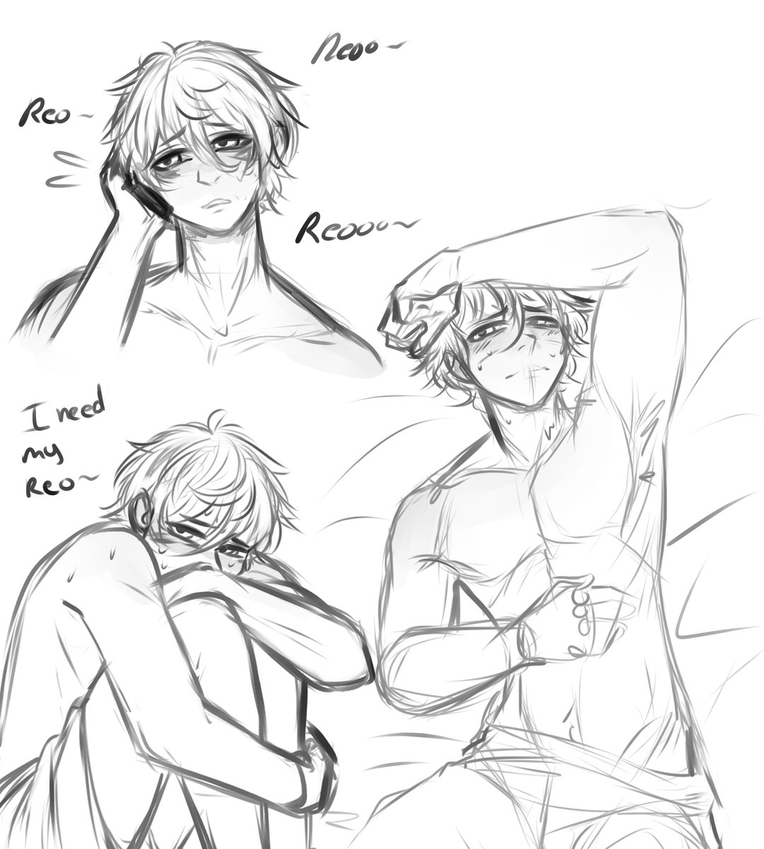 PearsFace1's tweet photo. Alpha Nagi sketchssss!! Finally had some time to draw him hehe 😭💕

Would you like to see more drawings of him? Hopefully I'll have more time to draw him properly soon😈😈 https://t.co/DfOuWxYg8A