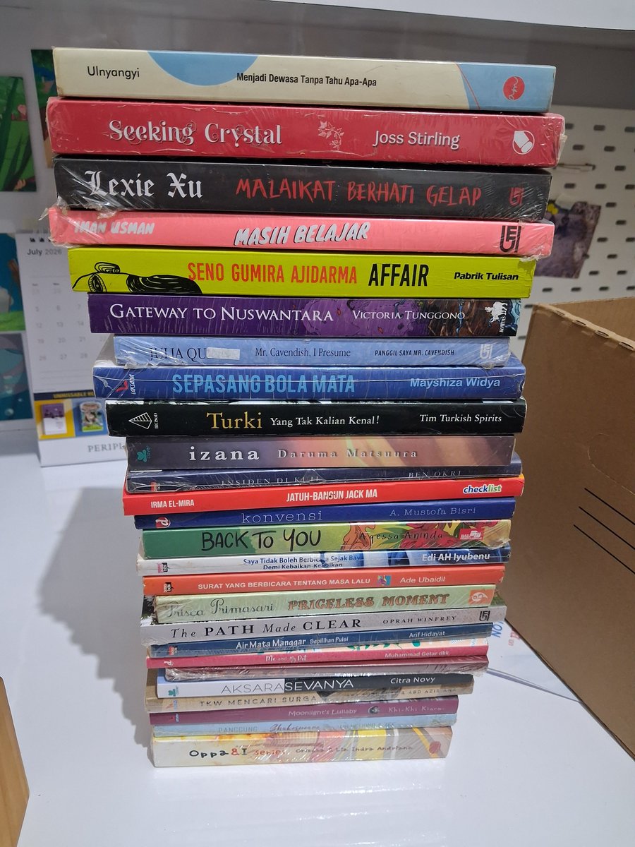 wthtday's tweet photo. Want to sell buku sealed + preloved
• CO 30K + admin, sisa transfer
• Mohon cek ongkir dulu sebelum DM
• Kondisi buku seperti di gambar. Jika kurang jelas, bisa DM #wts #book #wtb https://t.co/sqmvZZkGCG
