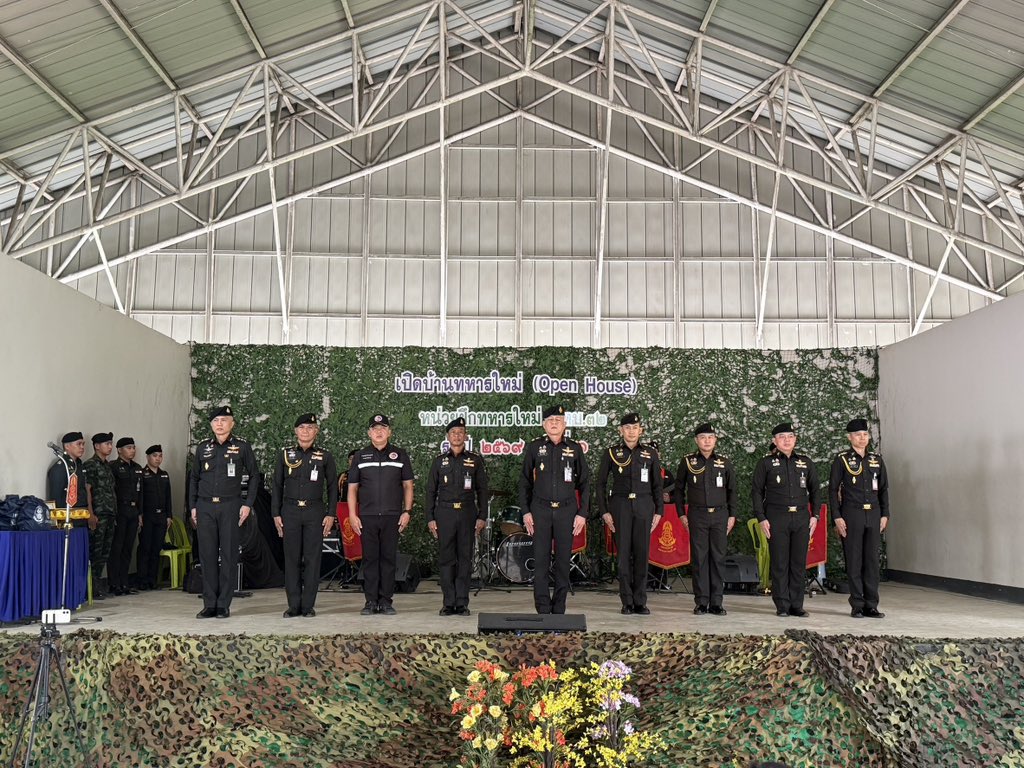isoc2567's tweet photo. กองอำนวยการรักษาความมั่นคงภายในจังหวัดลำปาง เข้าร่วมกิจกรรมเปิดบ้านทหารใหม่ รุ่นปี 2569 ผลัดที่ 1 ณ หน่วยฝึกทหารใหม่ มณฑลทหารบกที่ 32

⸻ https://t.co/lUmRoAu94H