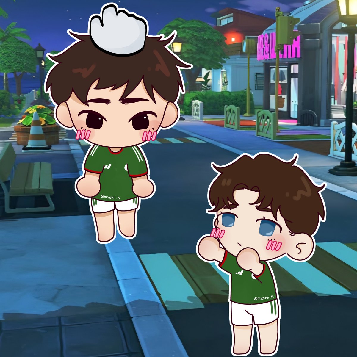 mxchii_k's tweet photo. 𑣲  🍓🐜   ⋆      Más dibujitos de Brimiga 💕, los hice en su versión de Tomodachi   (˵˃ ᗜ ˂˵)

#brimiga https://t.co/FPlLLwvTSo