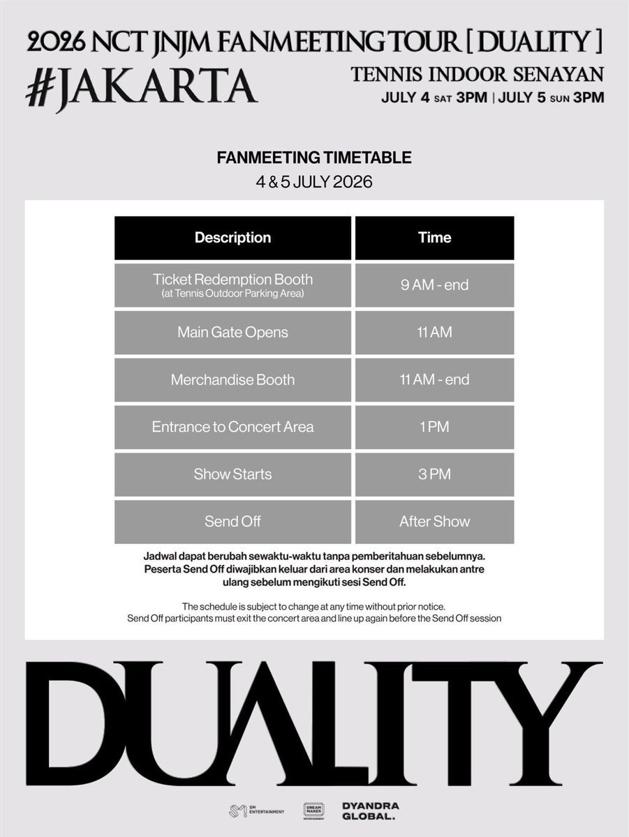 giiyaayaa's tweet photo. Hai-hai h-1 Fanmeet NCT JNJM JAKARTA aku mau share Tips Survive di Standing Section

ini berdasarkan pengalaman ku pas 2x standing + sc the momentum
(Note: Tetap sesuaikan dengan kondisi fisik masing-masing, ya!)

1. Wajib makan karbo + protein, kayak nasi dan telur, sekitar 2–3 jam sebelum masuk venue

2. Selalu bawa permen atau cokelat kecil di tas (yang gampang dikantongin). Kalo tiba-tiba di tengah keramaian kamu merasa pusing atau keliyengan karena kepanasan/lemas, bisa langsung konsumsi permen/coklat 

3. Kalo mau minum yang manis-manis (kayak teh manis atau isotonic), usahakan minimal 1 jam sebelum masuk venue

Tambahan
- Minimalisir barang bawaan
- Pakai sepatu yang nyaman

ini berdasarkan pengalaman ku pas 2x standing + sc the momentum