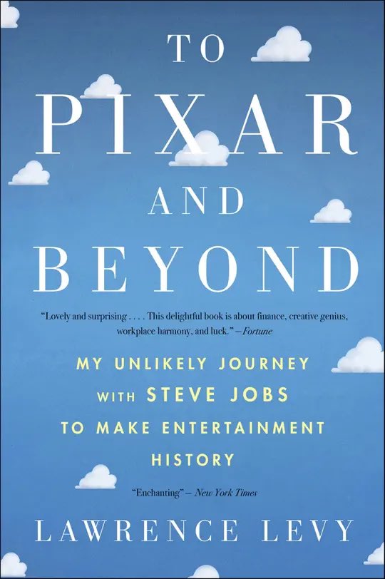VVOVVBOOKS's tweet photo. To Pixar and Beyond

Lawrence Levy

"A delightful book about the creation of Pixar from the inside . . . and like a good Pixar film, it'll put a smile on your face." —Andrew Ross Sorkin, The New York Times

Apple Books https://t.co/6z7jS0uarX #Pixar #books #stevejobs #ad https://t.co/EkUIGRFAyV