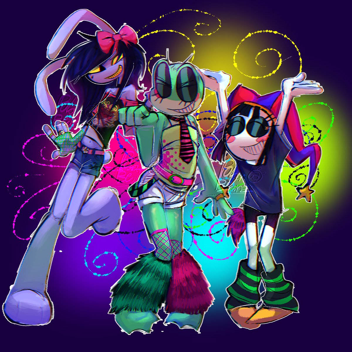 P0larBeaaannsss's tweet photo. 🐰🐸💙❤️ #tadcㅤㅤ #theamazingdigitalcircus https://t.co/JmiWIv97V0