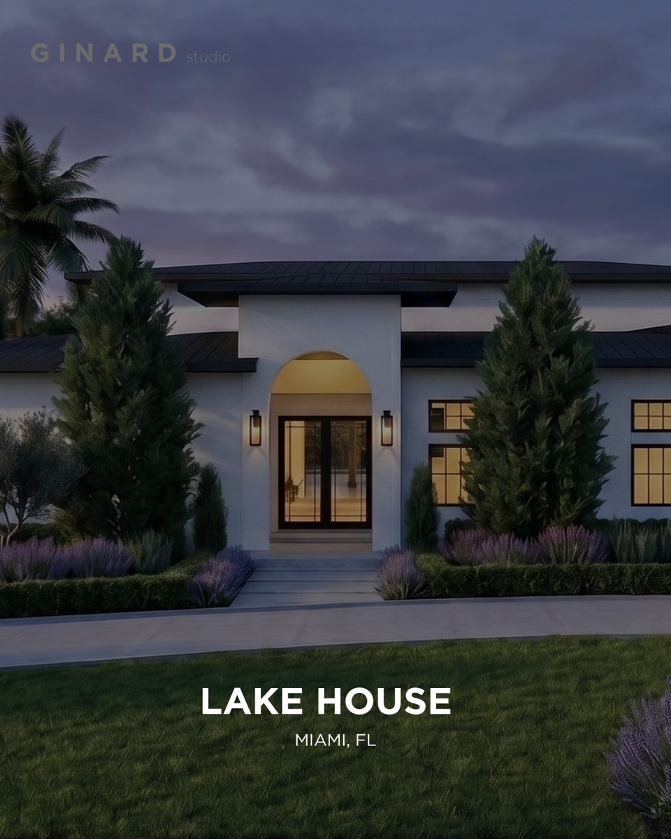 GinardStudio's tweet photo. Introducing Lake House | Concept Design Phase
We are pleased to unveil the concept design for Lake House, a new luxury residential project in Miami. During the concept design phase, we explore how a home should be experienced—how you arrive, how natural light moves throughout the day, and how every space connects with its surroundings.

We transform ideas into buildable architecture through a rigorous design process that continues from concept development to construction administration, ensuring the original vision is carried through every stage.

We look forward to sharing the evolution of Lake House as this project progresses.

#GinardStudio #LakeHouse #Architecture #LuxuryArchitecture #MiamiArchitect #MiamiArchitecture #ResidentialArchitecture #ModernArchitecture #LuxuryHomes #ContemporaryDesign #ConceptDesign #ArchitecturalDesign #LuxuryRealEstate #ArchitectureFirm #arquitectura #ArquitecturaYDiseño #Arquitectos #architecturelovers #architecturedesign #ArchitecturalDesign