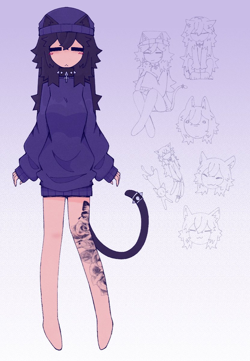 fawnerry's tweet photo. Reference Sheet of my very generic OC https://t.co/dT4vd2rryZ