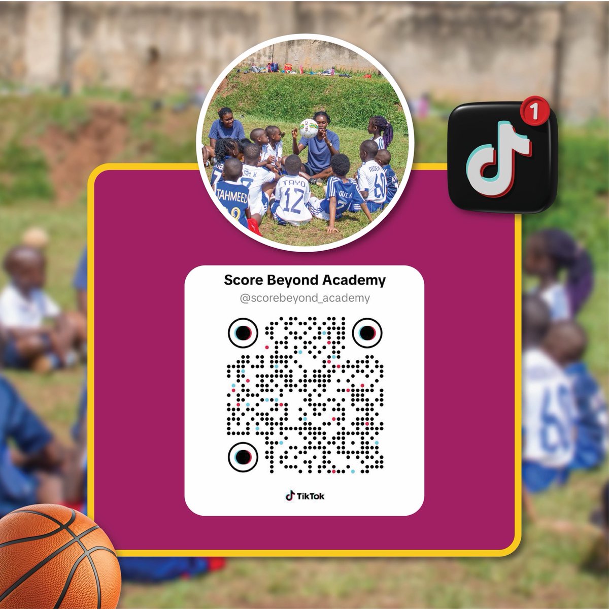 score_beyond's tweet photo. 📩Want to learn more about our upcoming camps, community activities, volunteer opportunities, and mentorship programs?

📌Follow Score Beyond Academy on our social media pages and stay connected.

✨It costs nothing to give us a follow @ScoreBAcademy https://t.co/tAY2Ufmdcz